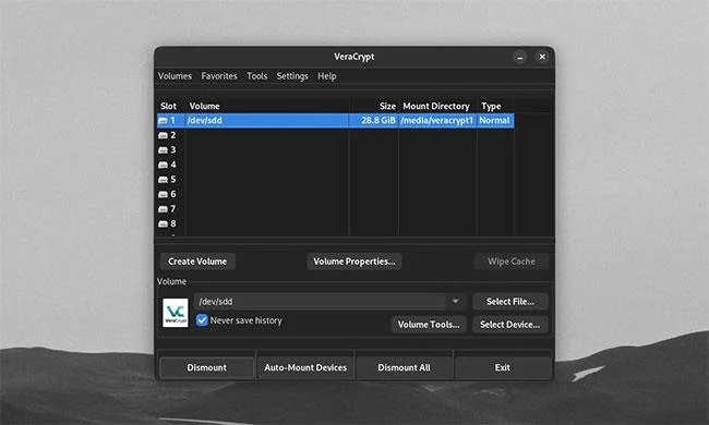 Cara menggunakan ciri lanjutan VeraCrypt untuk mengamankan fail penting