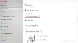 Windows 10でマウスのスクロール方向を逆にする方法