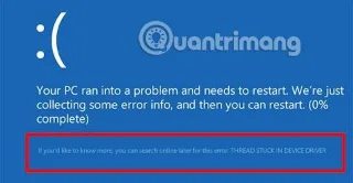 Windowsta 0x100000ea (AYGIT SÜRÜCÜSÜ MDE SIKIŞMIŞ İPLİK) hatasını düzeltin