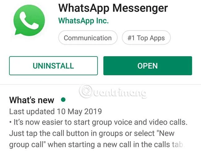 Bagaimana untuk mengemas kini WhatsApp pada iPhone, Android