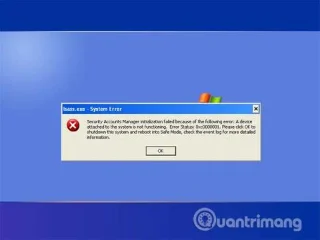 0xc0000001 hata kodu hakkında bilgi edinin