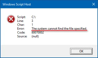 Hoe u de Windows Script Host-fout op Windows 10 kunt oplossen