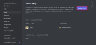 Bagaimana untuk menambah emoji pada pelayan Discord