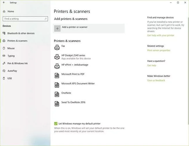 Bagaimana untuk menambah pencetak pada Windows 10