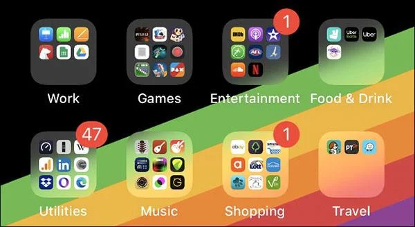Petua untuk mengatur apl pada iPhone
