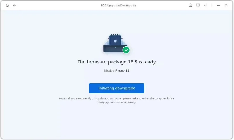Comment passer d'iOS 17 à iOS 16 sans perdre de données à l'aide de Tenorshare Reiboot