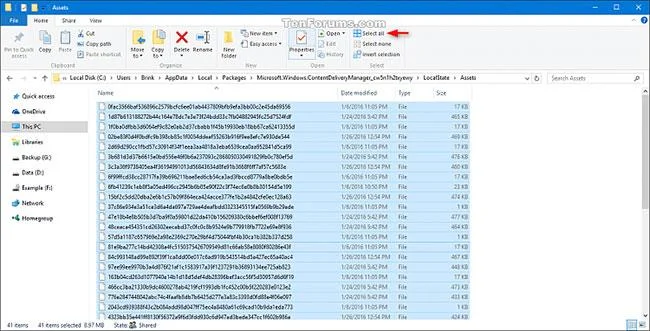 Bagaimana untuk memuat turun imej skrin kunci Windows 10 dari Spotlight ke komputer anda