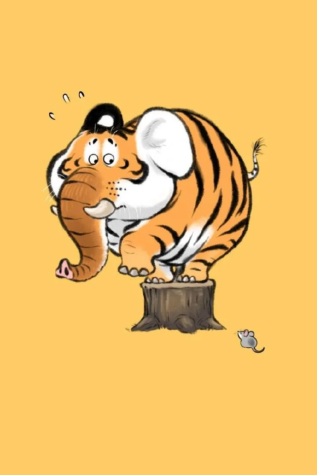 Sfondi di tigre grassa, foto carine di tigre grassa