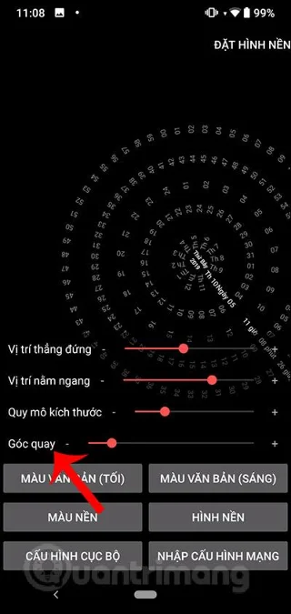 Bagaimana untuk menetapkan kertas dinding jam dinamik untuk Android