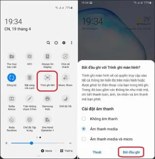 Bagaimana untuk merakam skrin Samsung