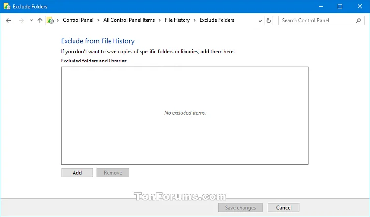 Windows 10'da Dosya Geçmişi özelliği nasıl etkinleştirilir veya devre dışı bırakılır