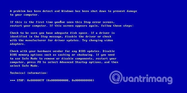 Windows'ta 0x0000007F (BEKLENMEYEN KERNEL MODE TRAP) hatası nasıl düzeltilir
