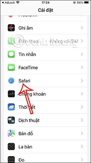 Cara menggunakan AdLock untuk menyekat iklan pada Safari iPhone