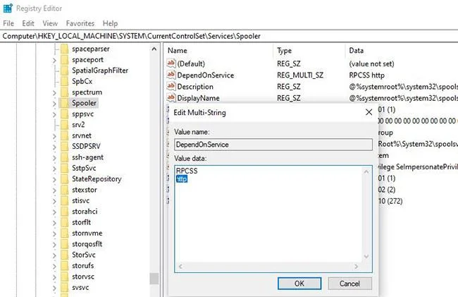 Fix Printer Spooler-foutcode 0x800706b9 op Windows 10