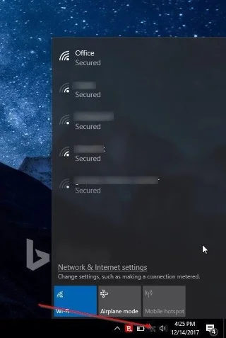 Cara menyambungkan komputer anda ke Wi-Fi tanpa kata laluan pada Windows 10