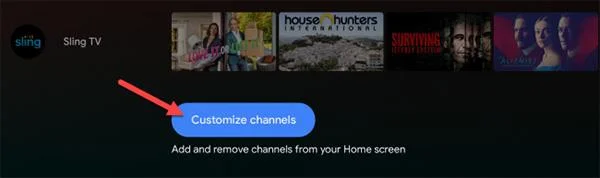 Cara menyesuaikan skrin utama Android TV