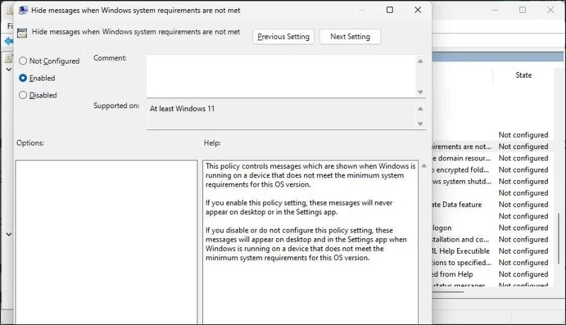 Hoe de melding Systeemvereisten niet voldaan op Windows 11 te verwijderen