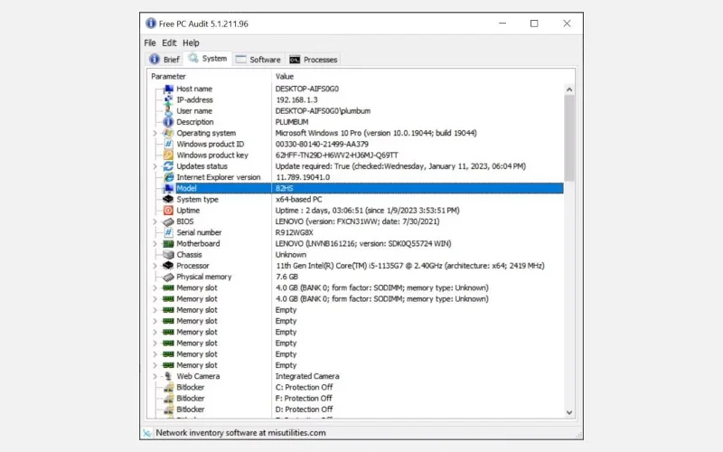 Windows dizüstü bilgisayar modeli nasıl bulunur?