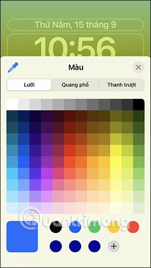 Bagaimana untuk menetapkan skrin kunci warna pada iPhone