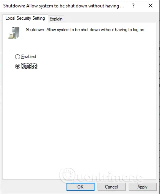 Windows giriş ekranındaki güç düğmesi nasıl kaldırılır
