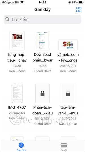 Cara membuat folder dalam Fail pada iPhone/iPad