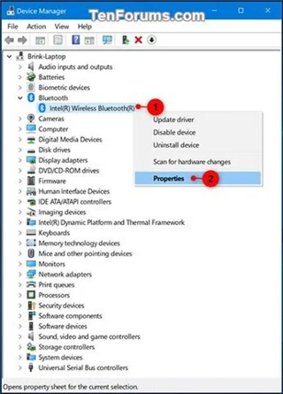 Bagaimana untuk menyemak versi Bluetooth dalam Windows 10