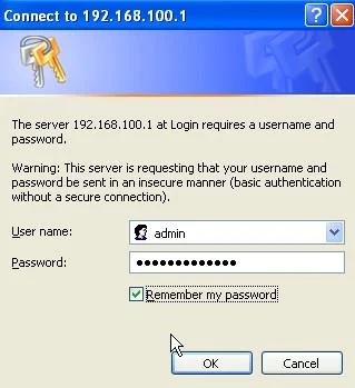 Bagaimana untuk mengakses alamat IP 192.168.100.1