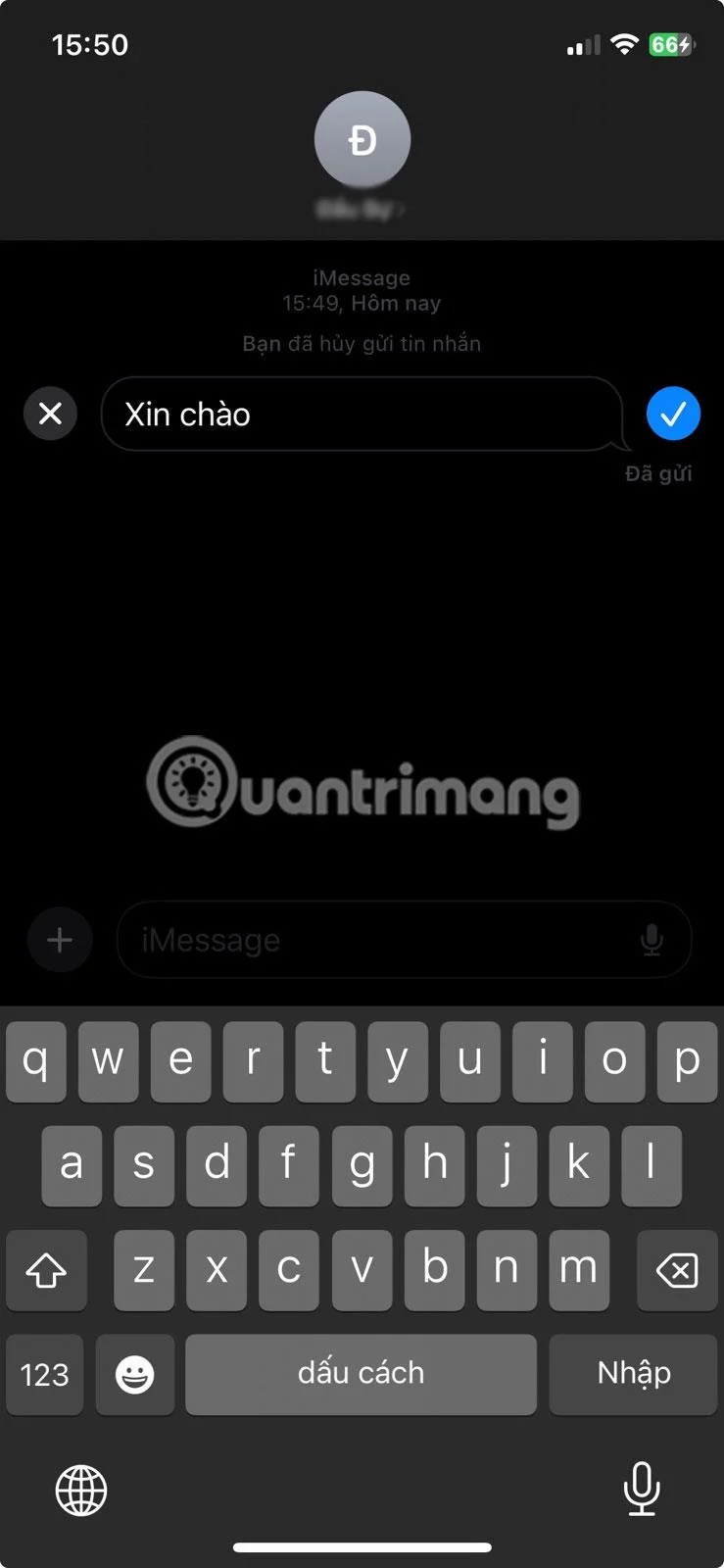 Arahan untuk mengedit dan memanggil semula mesej iMessage pada iOS