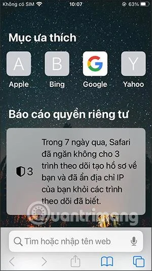 Bagaimana untuk menetapkan kertas dinding untuk iPhone Safari