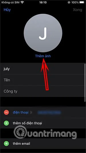 Bagaimana untuk menukar foto kenalan iPhone