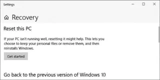 Hoe u de fout kunt oplossen die ervoor zorgt dat de functie Deze pc opnieuw instellen op Windows 10 niet werkt