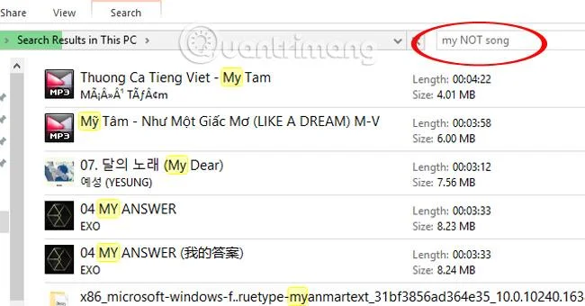 Petua untuk carian yang lebih pantas dalam Windows 10