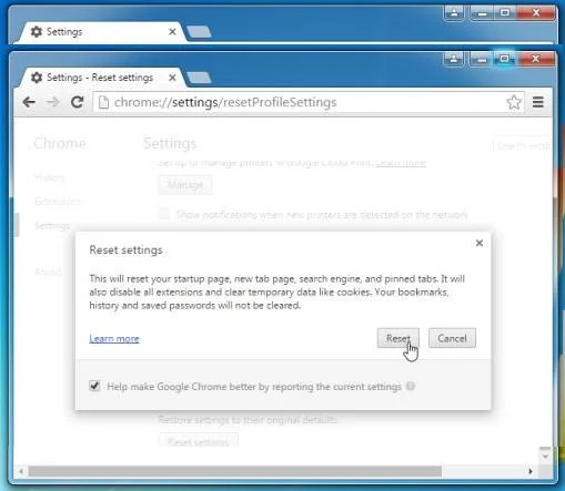 Begini cara untuk mengalih keluar Bar Alat Tanya dan Tanya . com Carian daripada pelayar Chrome, IE dan Firefox