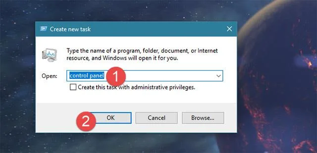 Bagaimana untuk membuka Panel Kawalan pada Windows 10, 8.1, 7