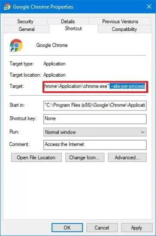 Chrome でサイト分離セキュリティ機能を有効にする方法