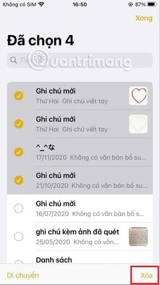 Cara membuat dan mengedit nota pada iPhone