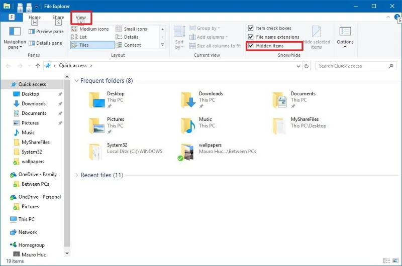 Tetapan Menu Mula Sandaran pada Windows 10