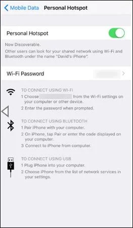 Telefonunuzu Wi-Fi erişim noktası olarak kullanma talimatları