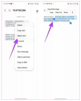 4 cara mudah untuk menyalin dan menampal teks pada Android