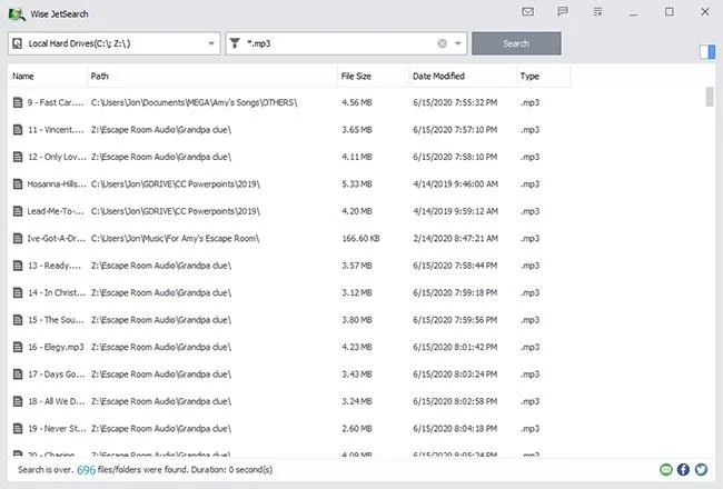 Windows'taki en hızlı 8 dosya ve veri arama yazılımı