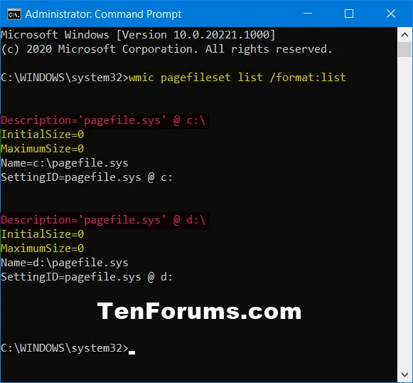 Bagaimana untuk mengurus memori maya Pagefile dalam Windows 10
