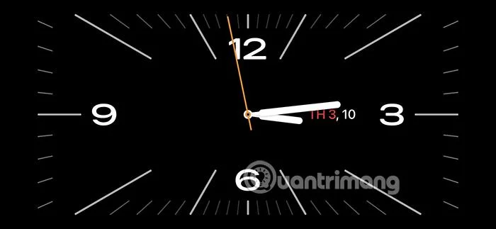 Arahan untuk menukar warna jam dalam iPhone Bersedia