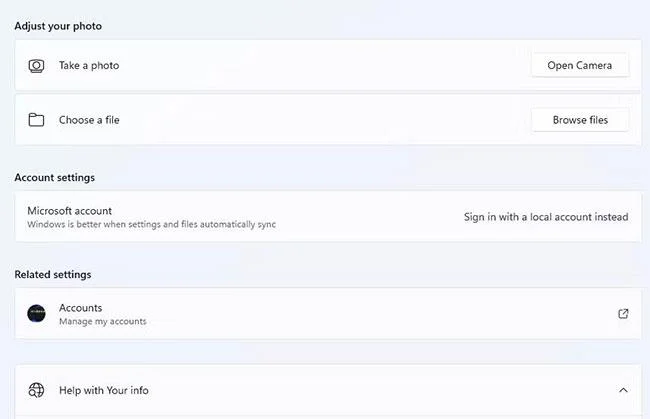 Hoe u de afbeelding van een gebruikersaccount kunt wijzigen in Windows 11