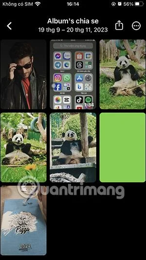 Arahan untuk menggunakan album ulang tahun pada iPhone