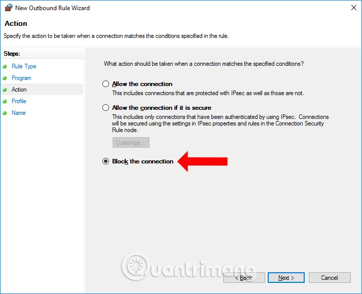Bagaimana untuk menyekat sambungan Internet untuk perisian dan aplikasi dalam Windows 10