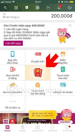 Bagaimana untuk menerima wang bertuah percuma pada e-dompet Momo