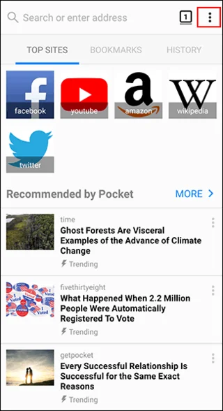 Cómo aumentar el tamaño de fuente para sitios web en Android