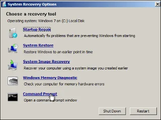 Arahan untuk membetulkan ralat Windows yang tidak dapat dimulakan