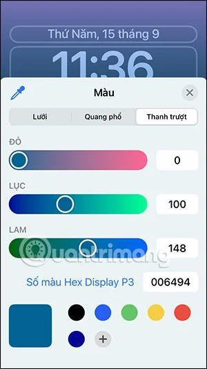 Bagaimana untuk menetapkan skrin kunci warna pada iPhone