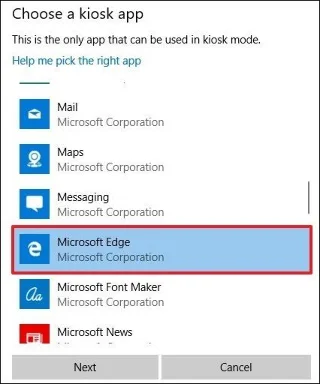 Windows 10'da Kiosk Modu nasıl etkinleştirilir